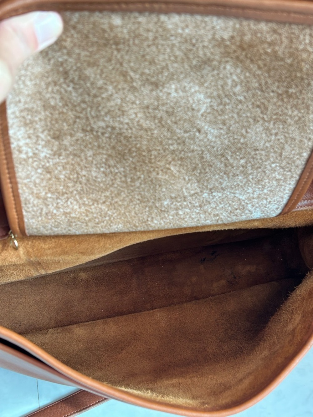 Vintage Coach Lexington Briefcase 5265 British Tan Leather Messenger Bag USA - Picture 8 of 16